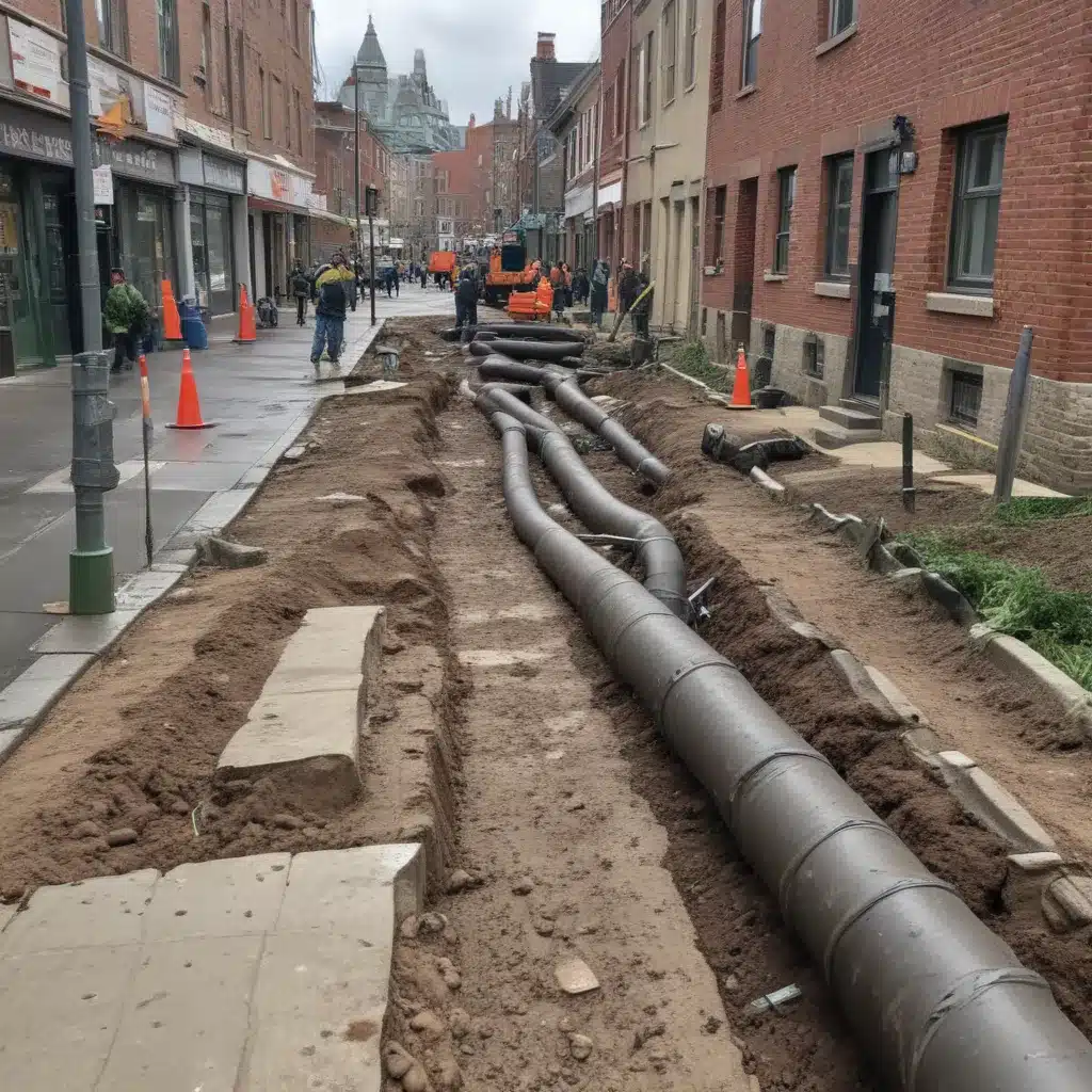 Innovative Pipe Bursting Methods for Sewer Line Replacement in Congested Urban and City Centres